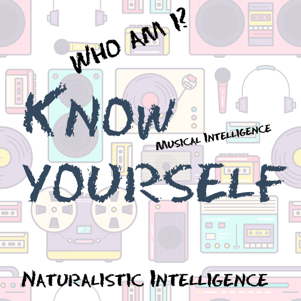 Words "Know yourself" are written across the image with an illustrated background. 
