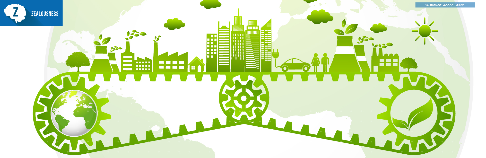 saving and ecology-friendly concept World environmental Vector illustration